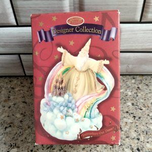 NIB Marjorie Sarnat Wizard & Rainbow Castle Ornament